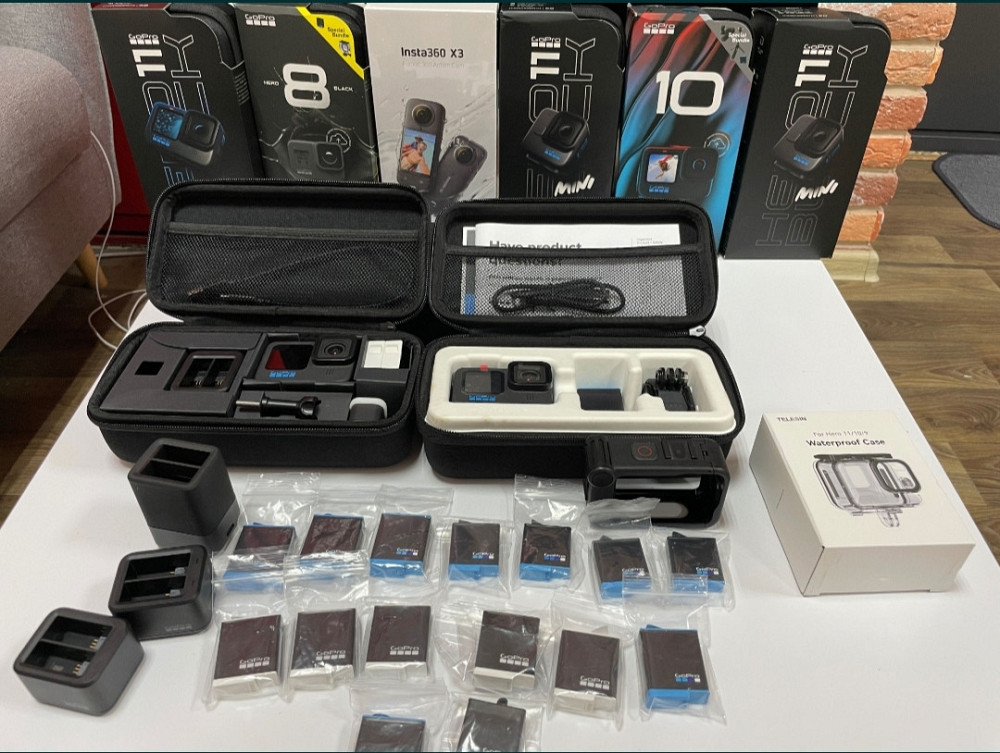 Аксессуары для GoPro 8/9/10/11медиа мод/ доп.освещение монопод батареи.Аксесуари для GoPro 8/9/10/11 Киев - изображение 1