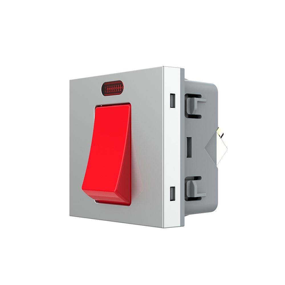 Майстер-вимикач LIVOLO, сірий, 20А 230В, модуль без рамки (VL-FCMKV20A-2IP) Коломия - фото 5