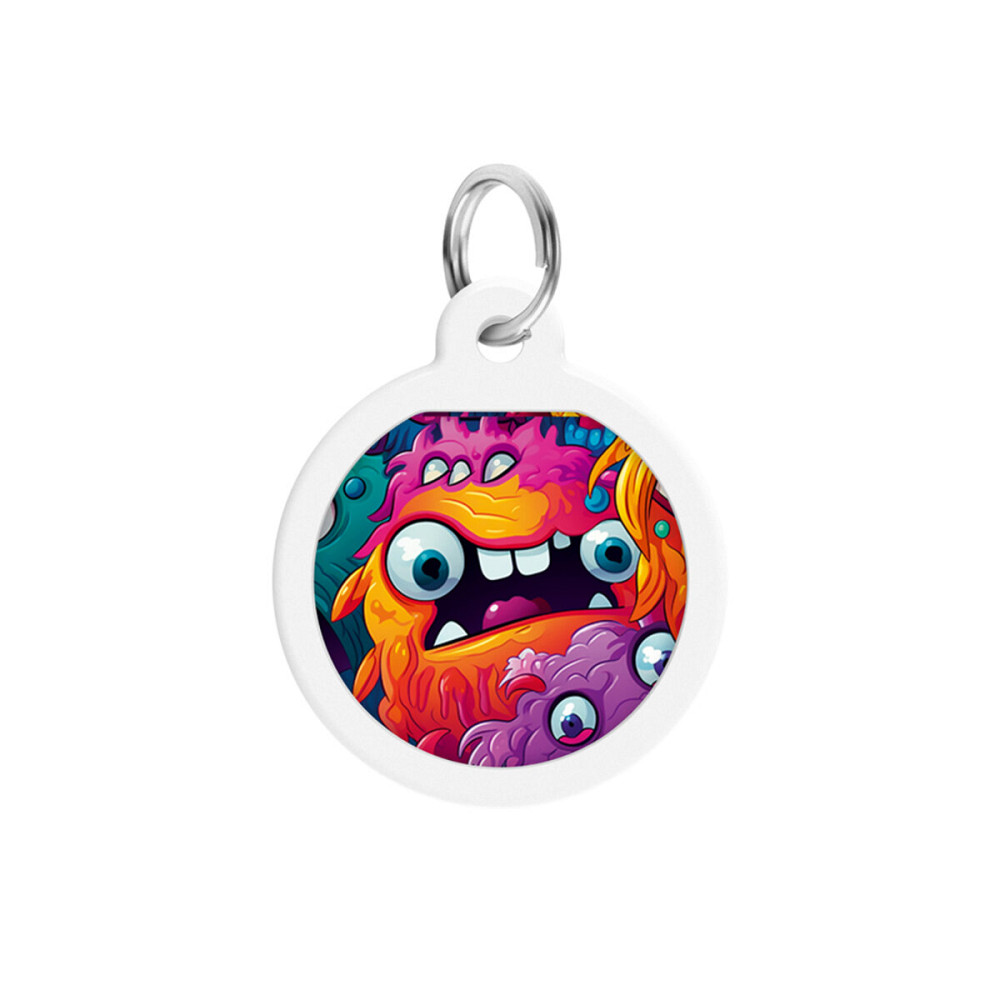 Адресник для собак и кошек металлический WAUDOG Smart ID с QR паспортом, рисунок 