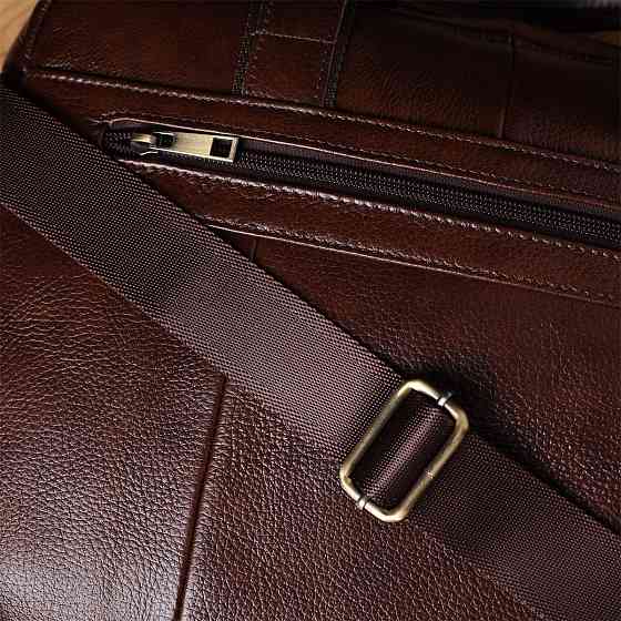 Портфель для мужчин из натуральной кожи Vintage 23040 Коричневый Киев