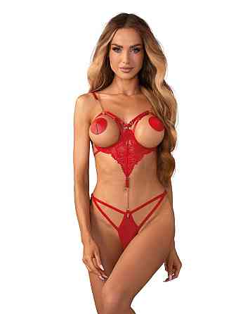 Боді Obsessive Matildea crotchless teddy S/M Sex Aura Київ