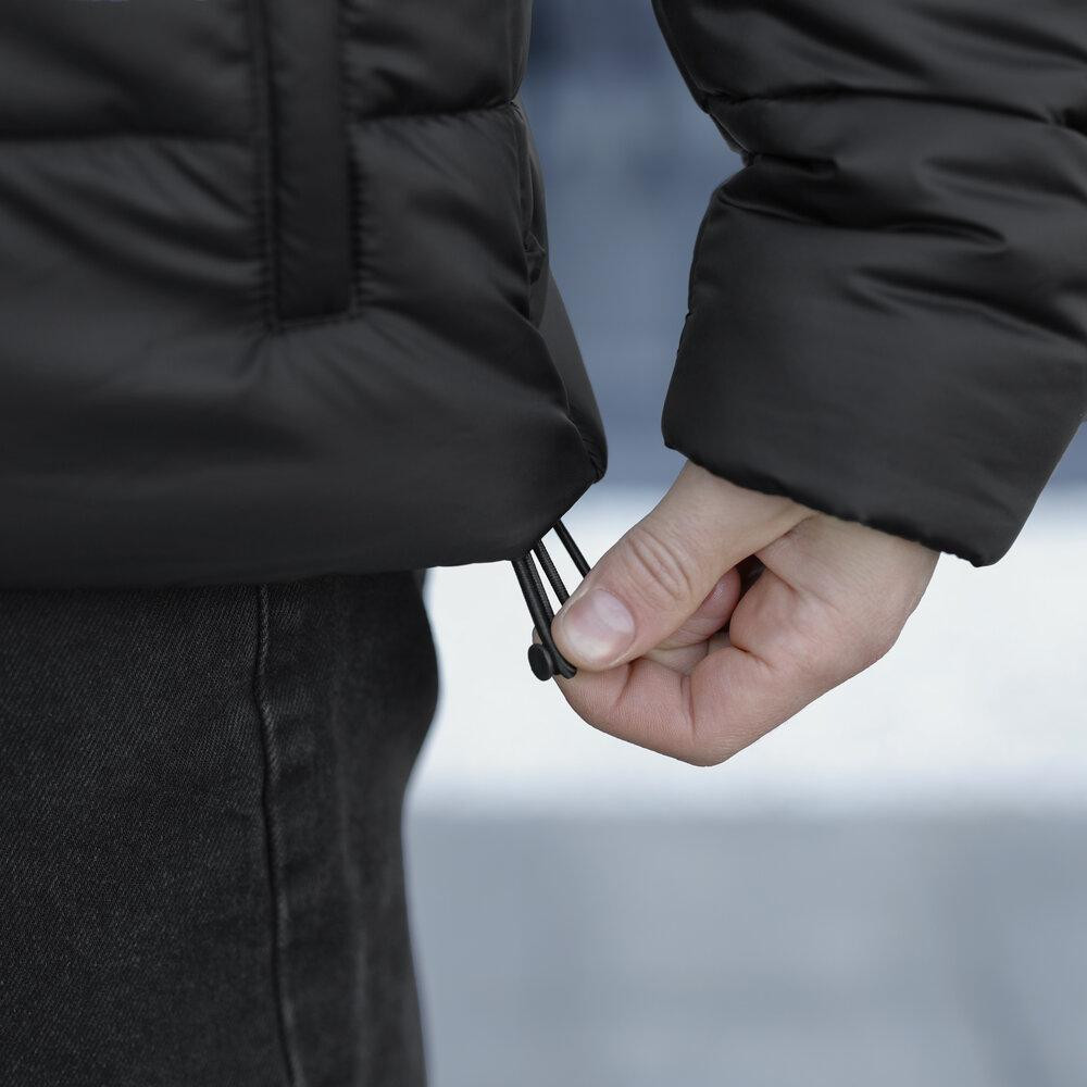 Мужская зимняя куртка черная Pobedov Bubble Gum Киев - изображение 4