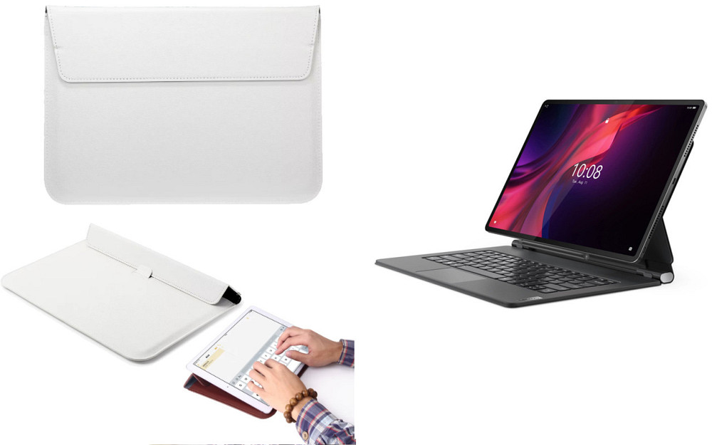 Чохол-конверт VitoCase для Lenovo Tab Extreme, з функцією підставки для планшета Білий Київ - фото 1