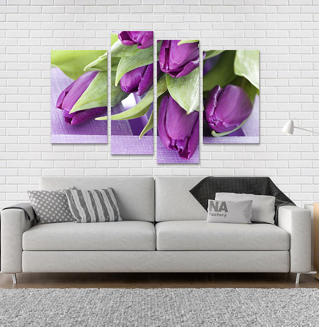 Модульна картина Квіти Тюльпани Art-5_4 Київ - фото 2