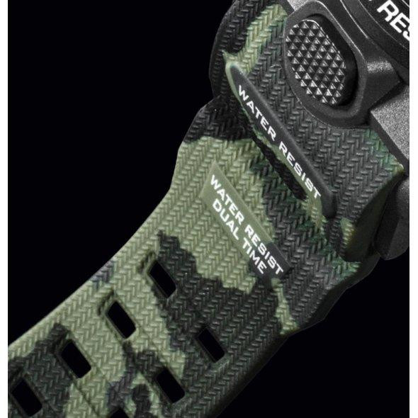 Водостійкий тактичний кварцовий годинник Smael Tank black Вінниця - фото 4