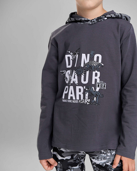 Піжама підліткова комплект зі штанами з капюшоном на хлопчика Tom John 89909 Київ - фото 5