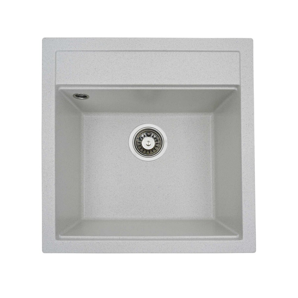 VALESO Гранітна мийка для кухні VALESO FIESTA 5149 матова Біла в крапку Коломия - фото 2