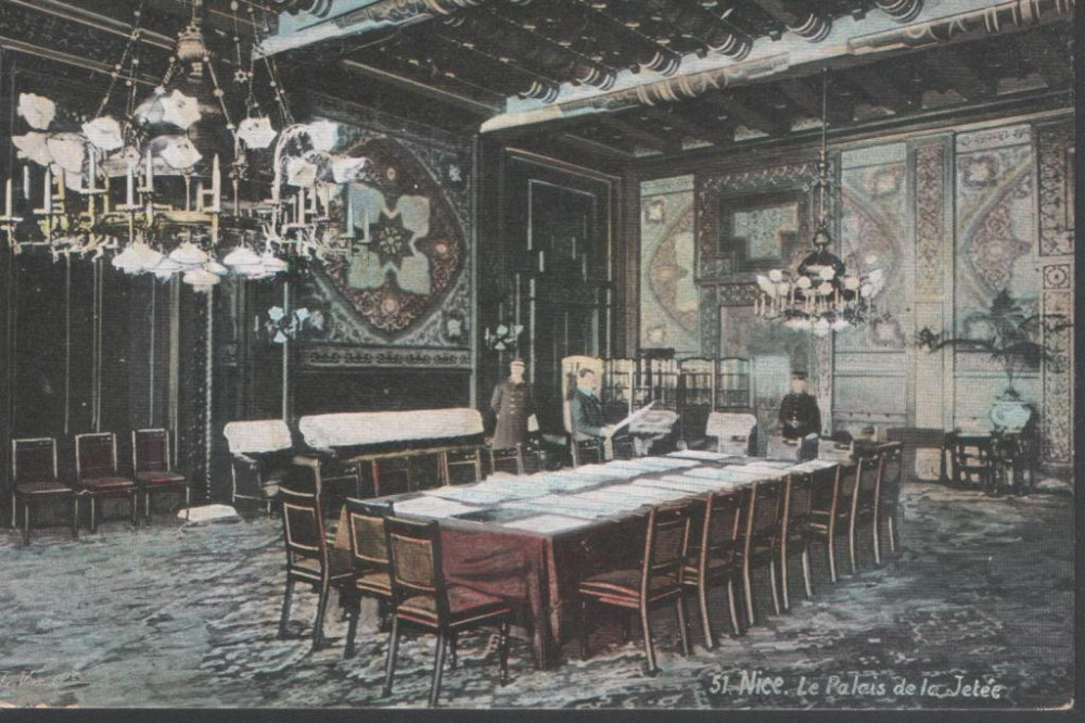 Почтовая карточка. Франция. Le PALAIS de la jeteb Полтава - изображение 1