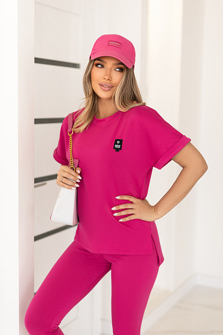 Спортивный летний костюм Total 50-52, Малиновый Киев - изображение 4