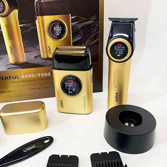 Акумуляторна машинка для стрижки волосся з насадками, Професійна акумуляторна машинка Акумулятор FE-39 Івано-Франківськ