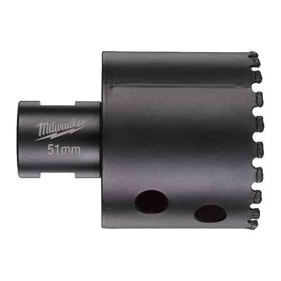 Коронка алмазна Diamond Max MILWAUKEE M14, діаметр 51мм (сухе свердління) Одеса