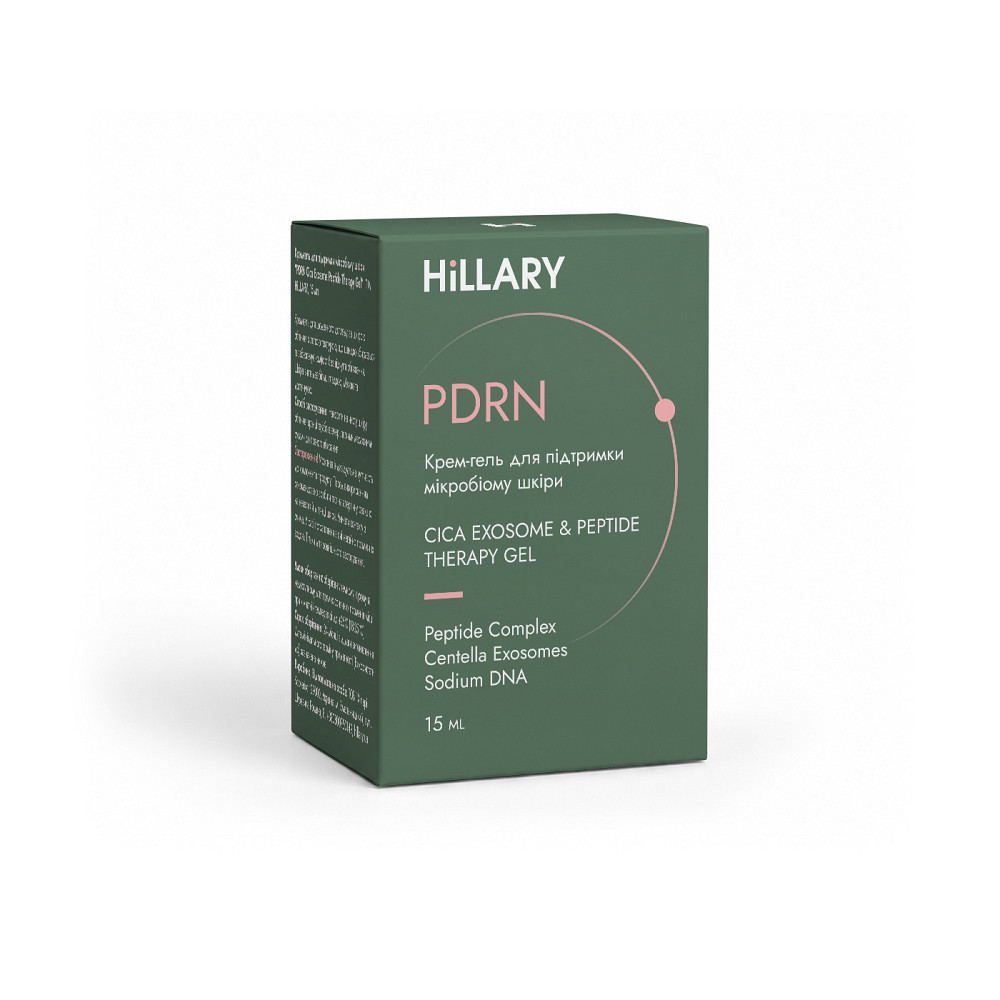 Крем-гель для поддержания микробиома кожи PDRN Cica Exosome Peptide Therapy Gel Hillary 15 мл Киев - изображение 8