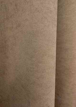 Шторная ткань микровелюр Petek YL цвет капучино 1701ш Киев