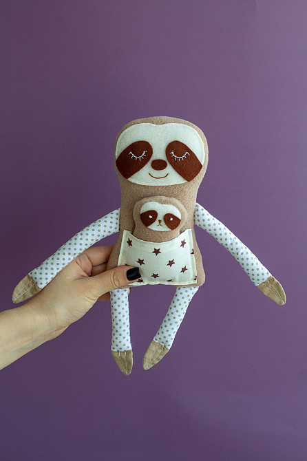 М’яка іграшка сплюшка Лінивець Київ - фото 2