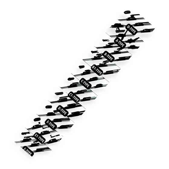 Щетка oximo multi безкаркасная 600мм + 7 адаптеров дворника Мукачево