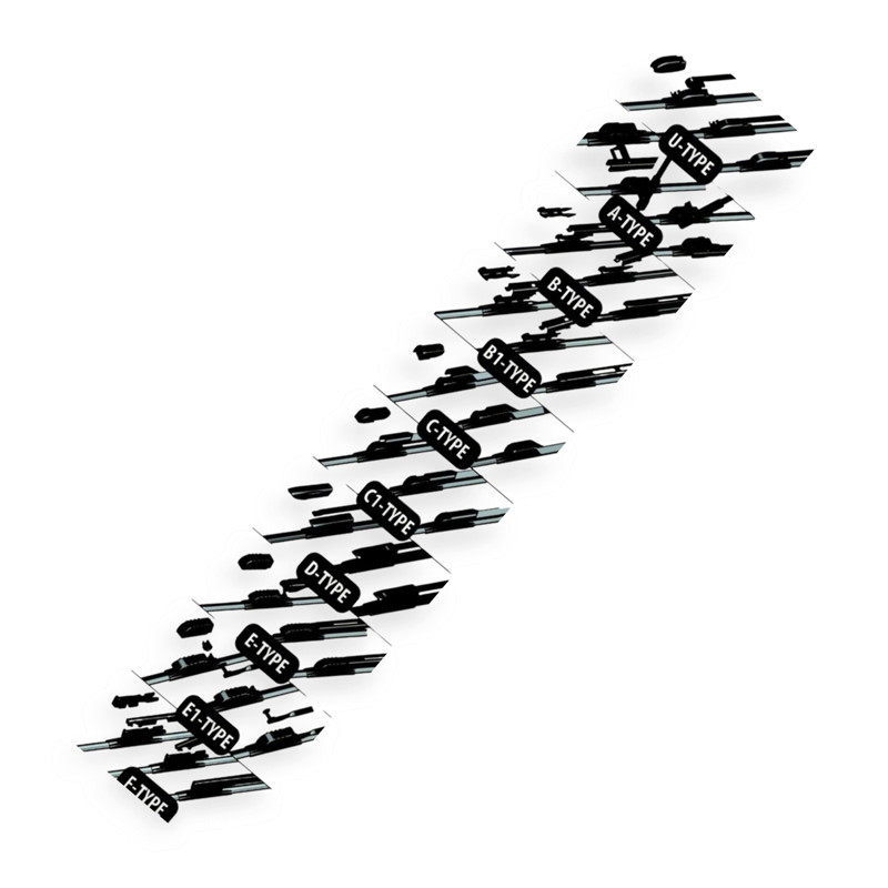 Щітка oximo multi безкаркасна 600мм + 7 адаптерів двірника Мукачево - фото 3