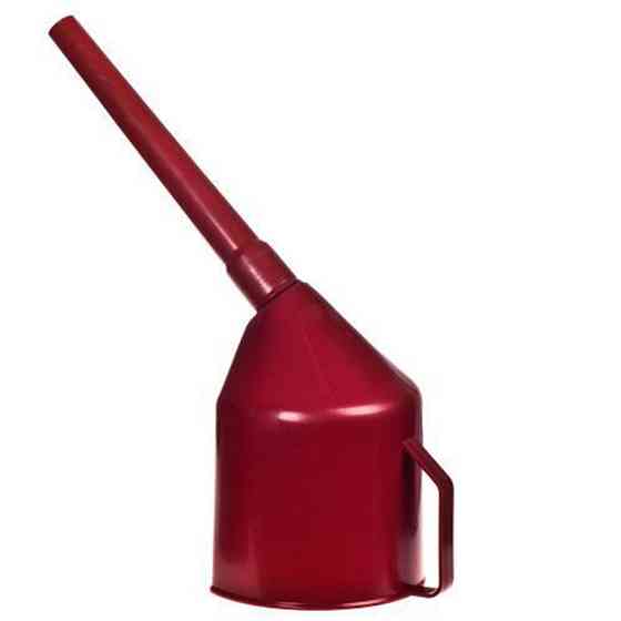 Лійка для палива з фільтр-сіткою пластикова червона Киев