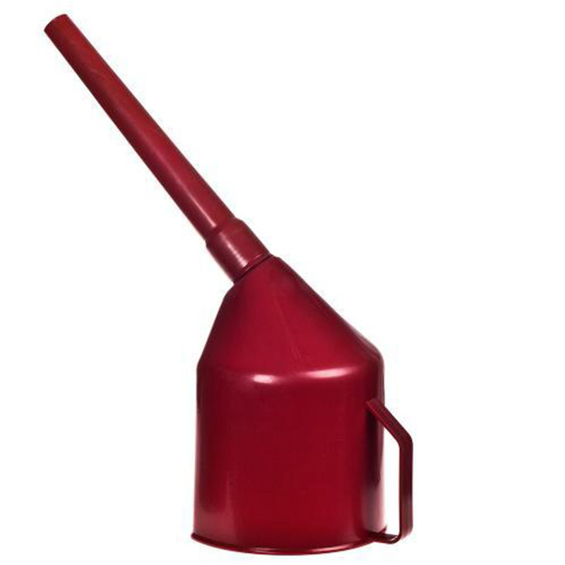 Лійка для палива з фільтр-сіткою пластикова червона Київ - фото 1