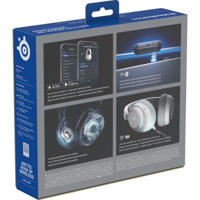 Навушники SteelSeries Arctis Nova 3P Wireless MultiPlatform White (61687) Вінниця - фото 6