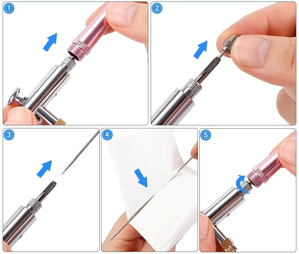 Аэрограф для ногтей Beaty Airbrush System с USB-кабелем Винница - изображение 9