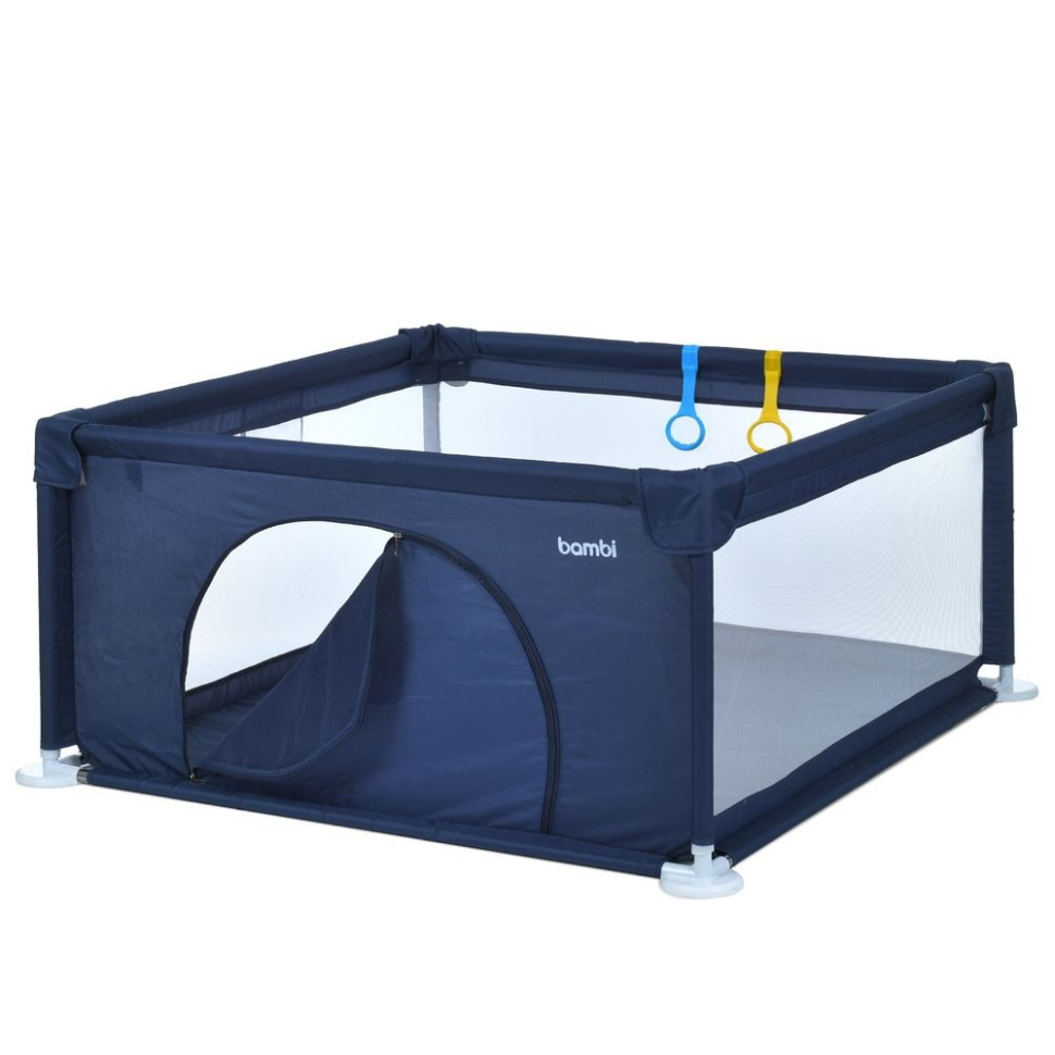 Детская кровать-манеж MR 1339-BL, ширина с ножками 132 см Винница - изображение 1