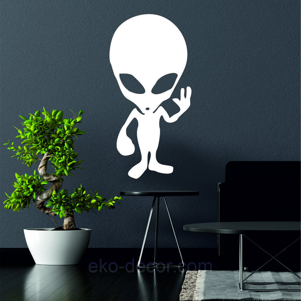 Декоративное настенное Панно «НЛО», Декор на стену 90*44 см, Белый Киев - изображение 2