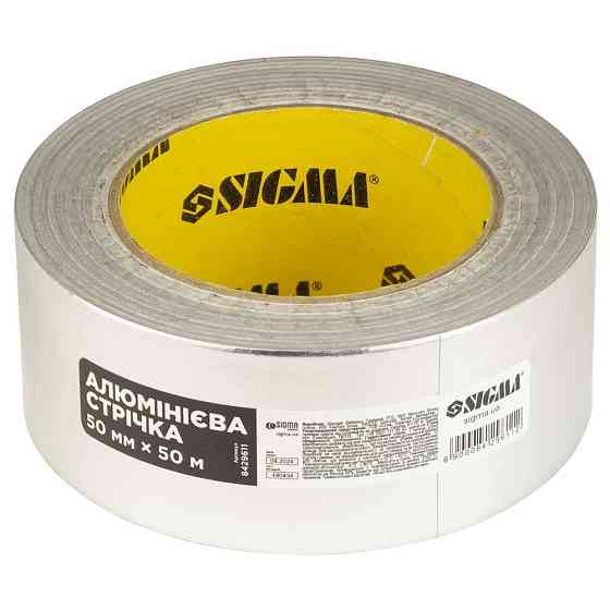 Стрічка алюмінієва 50 мм×50м SIGMA (8429611) Київ