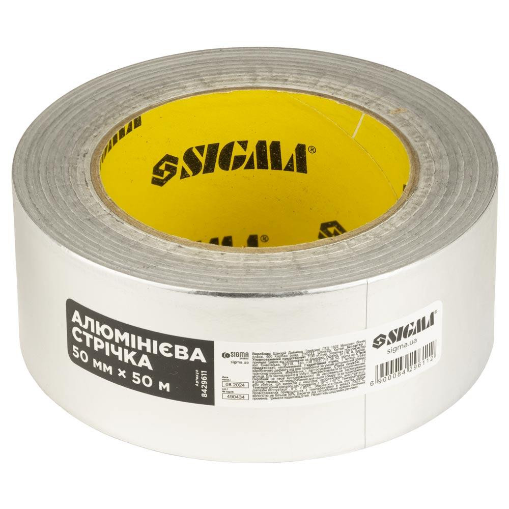 Лента алюминиевая 50мм×50м SIGMA (8429611) Киев - изображение 1