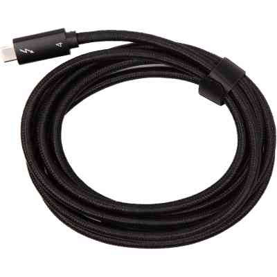 Дата кабель USB-C to USB-C 2.0m Thunderbolt 4 100W (20V/5A) 8K60Hz PowerPlant (CA915040) Вінниця