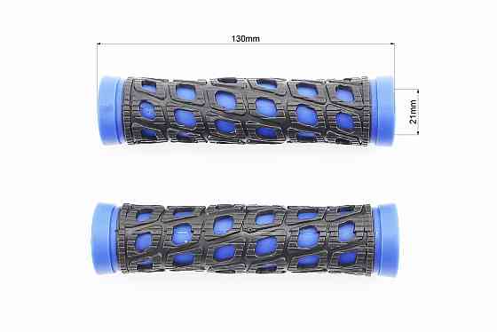 Ручки керма 130мм, чорно-сині GP-445 Киев