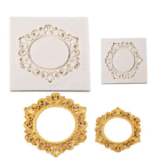 Молд силіконовий Рамки 2 штуки сірий Київ