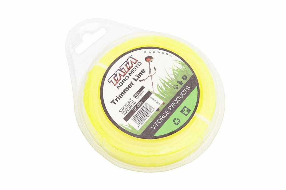 Струна косильна d-2,4mm, 15м "зірка" (різні кольори) Київ - фото 1