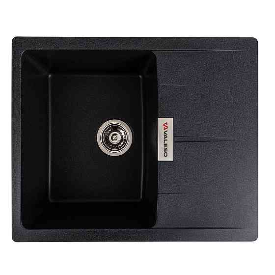 Гранітна мийка для кухні VALESO ZIRKONE 6250 матова Карбон Коломыя