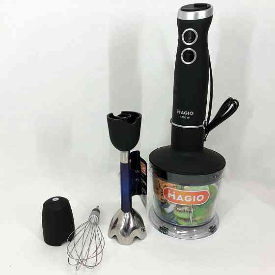 Блендер для пюре і коктейлів MAGIO MG-655, Блендер для приготування крем-соусів класичний XL-20 Львів