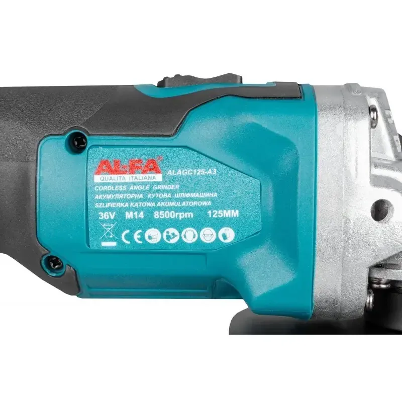 Акумуляторна болгарка AL-FA 36В – Шліфмашина безщіткова з високим крутним моментом Львів - фото 8