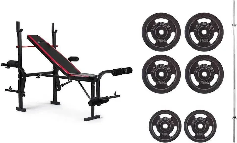 Тренажер Hop Спорт Zestaw Obciążeń Z Ławką Stron G Київ - фото 1