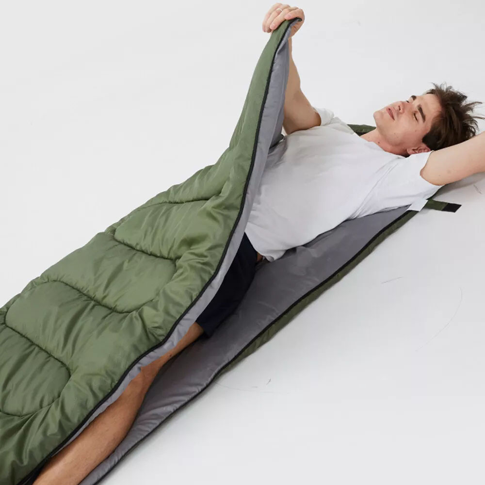 Спальный мешок демисезонный, 200х60см, Хаки / Спальник с капюшоном / Утепленный спальный мешок Киев - изображение 6