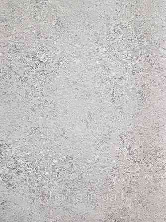 Шпалери вінілові на флізеліні метрові Sintra Edelina під штукатурку структурні сірі сріблясті Київ