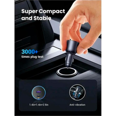 Зарядний пристрій Ugreen 2xUSB 63W (USB-C+USB-A) QC3.0 (EC701) (35023) Вінниця - фото 4