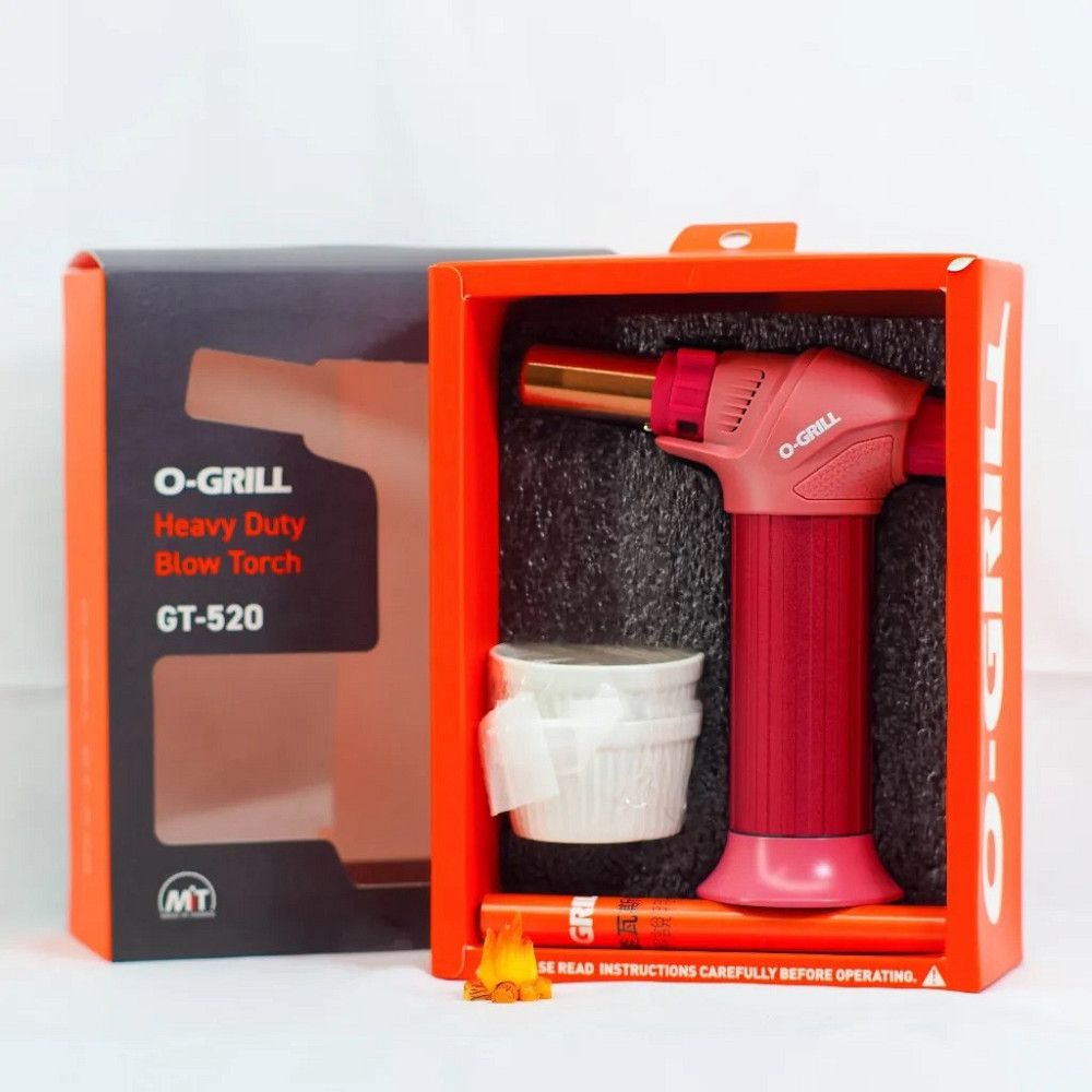 Газовий пальник O-GRILL Premium GT 520 малиновий, з 2-ма керамічними формами 888219 Код: 012176 Рівне - фото 3