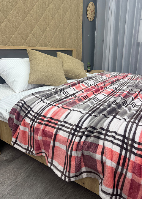 Плед-покривало Decorator WellSoft BRISTOL 150х210 см Клітинка різнобарвна (87-161) Київ - фото 3