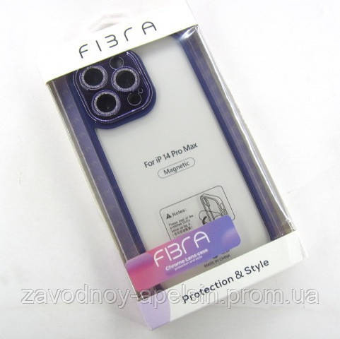 Iphone 14 Pro Max Чохол Захист камери Блискітки Glitter (фіолетовий) Одеса - фото 2