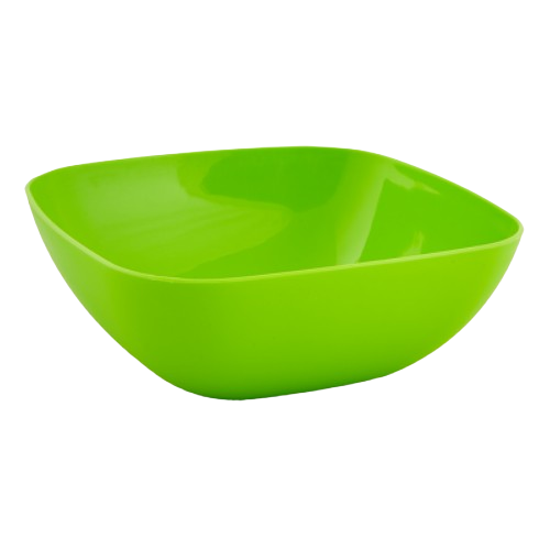 Тарілка 15*15*5,5см пластик оливковий Алеана Житомир - изображение 1