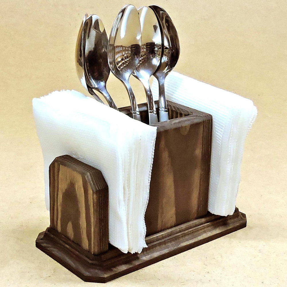 Підставка для столових приборів "Кулінаріо" мокко Миколаїв - фото 1