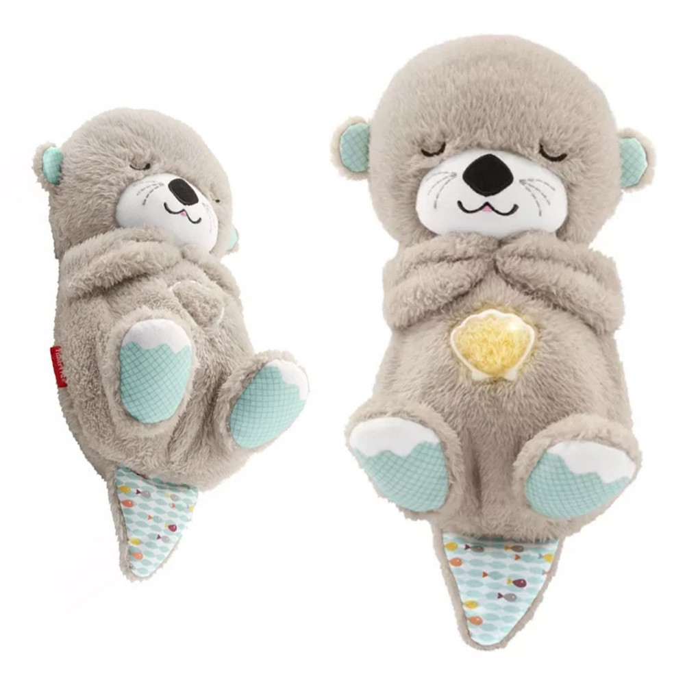 Мягкая игрушка-ночник Дышащая выдра (30см),от батареек SBR Киев - изображение 1