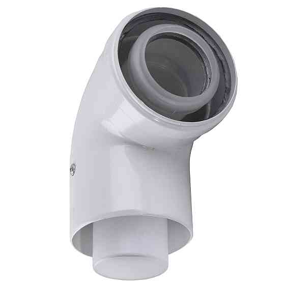 Колено 90 градусов, d=60/100 mm 71.МТ7.00.18 (CE.00.34 C) конденсационное (000023342) Киев