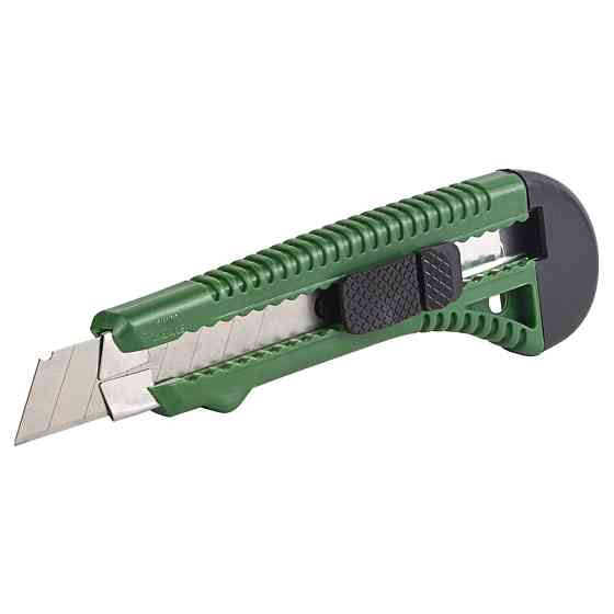 Grad Нож сегментный лезвие 18мм корпус пластиковый автоматический замок (усиленный) GRAD (82153 Коломия