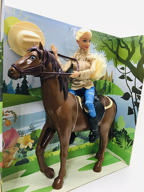 Лялька Defa Вершниця з конем 29 см Вид 2 (8466) Чернигов - изображение 2