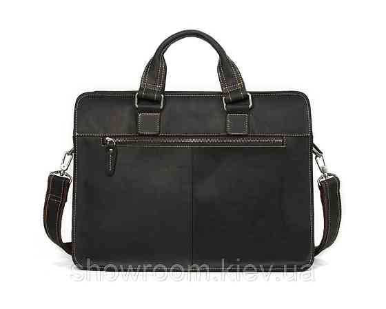 Мужская кожаная сумка портфель Wild Leather (262) черная Киев