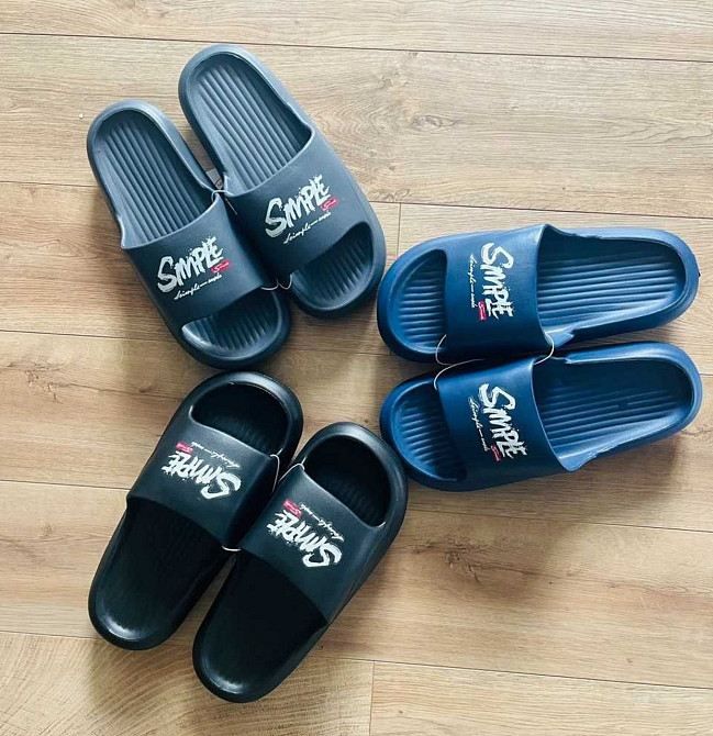 Мужские шлепанцы великаны  большого размера 47 48 29 см Одесса - изображение 2